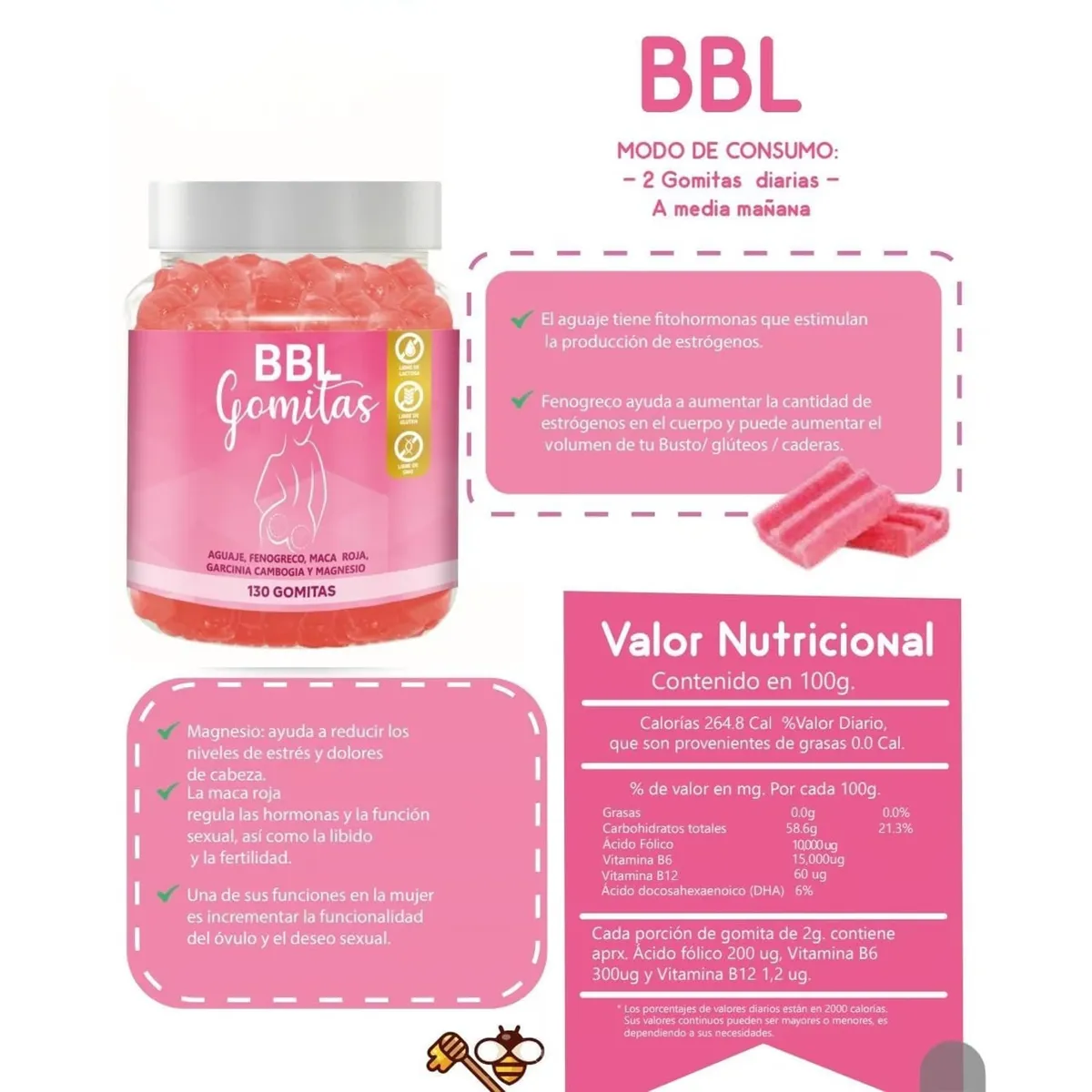 GENERICO - PACK 2 GOMITAS DE AGUAJE BBL