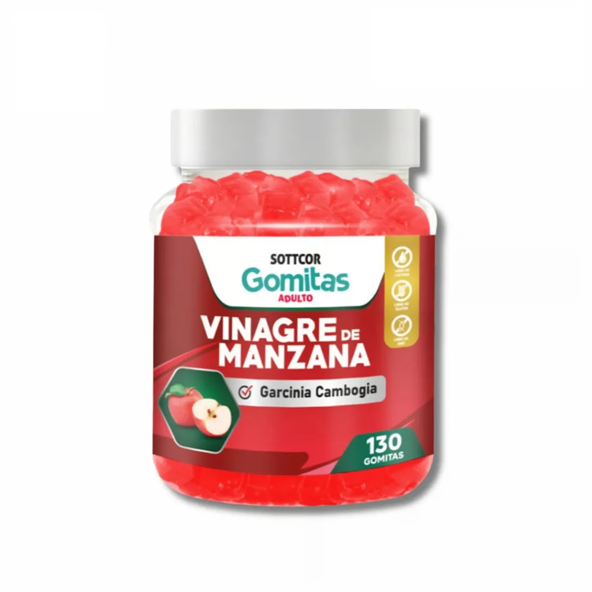 GENERICO - CITRATO DE MAGNESIO AGUAJE BBL EN GOMITA y VINAGRE DE MANZANA PACK 3