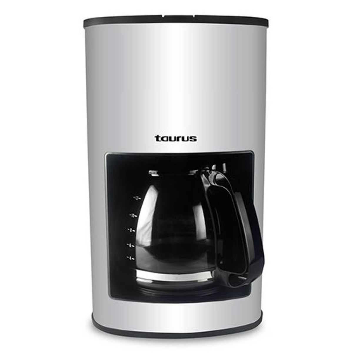 TAURUS - Cafetera Venus 12 tazas Negro y Blanco