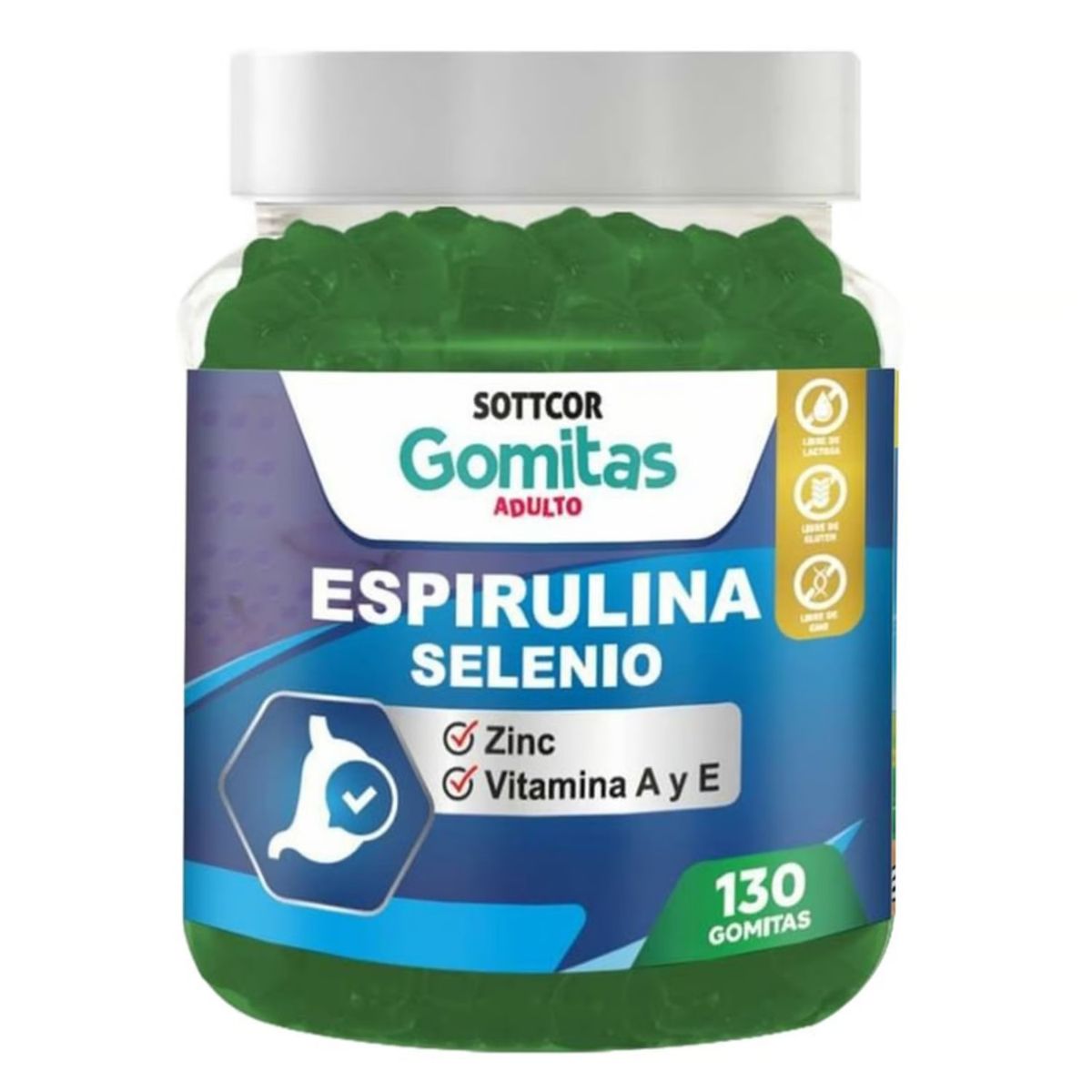 GENERICO - COLAGENO ADULTOS CITRATO DE MAGNESIO Y ESPIRULINA GOMITAS SOTTCOR X3
