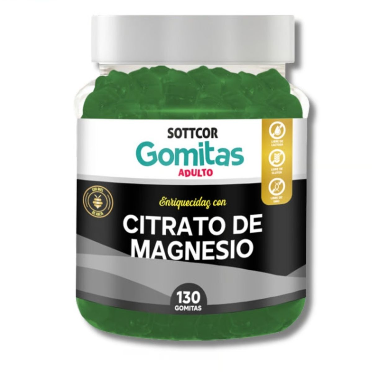 GENERICO - GOMITAS DE COLAGENO CON BIOTINA + CITRATO DE MAGNESIO SOTTCOR X2