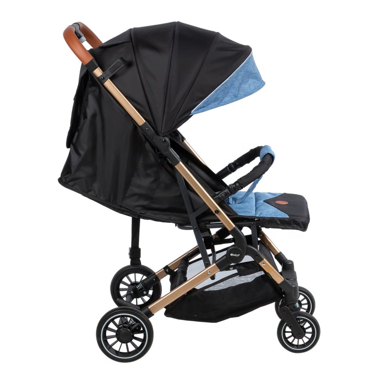 EBABY - Ebaby Coche con Respaldar y  Maleta Laini Negro