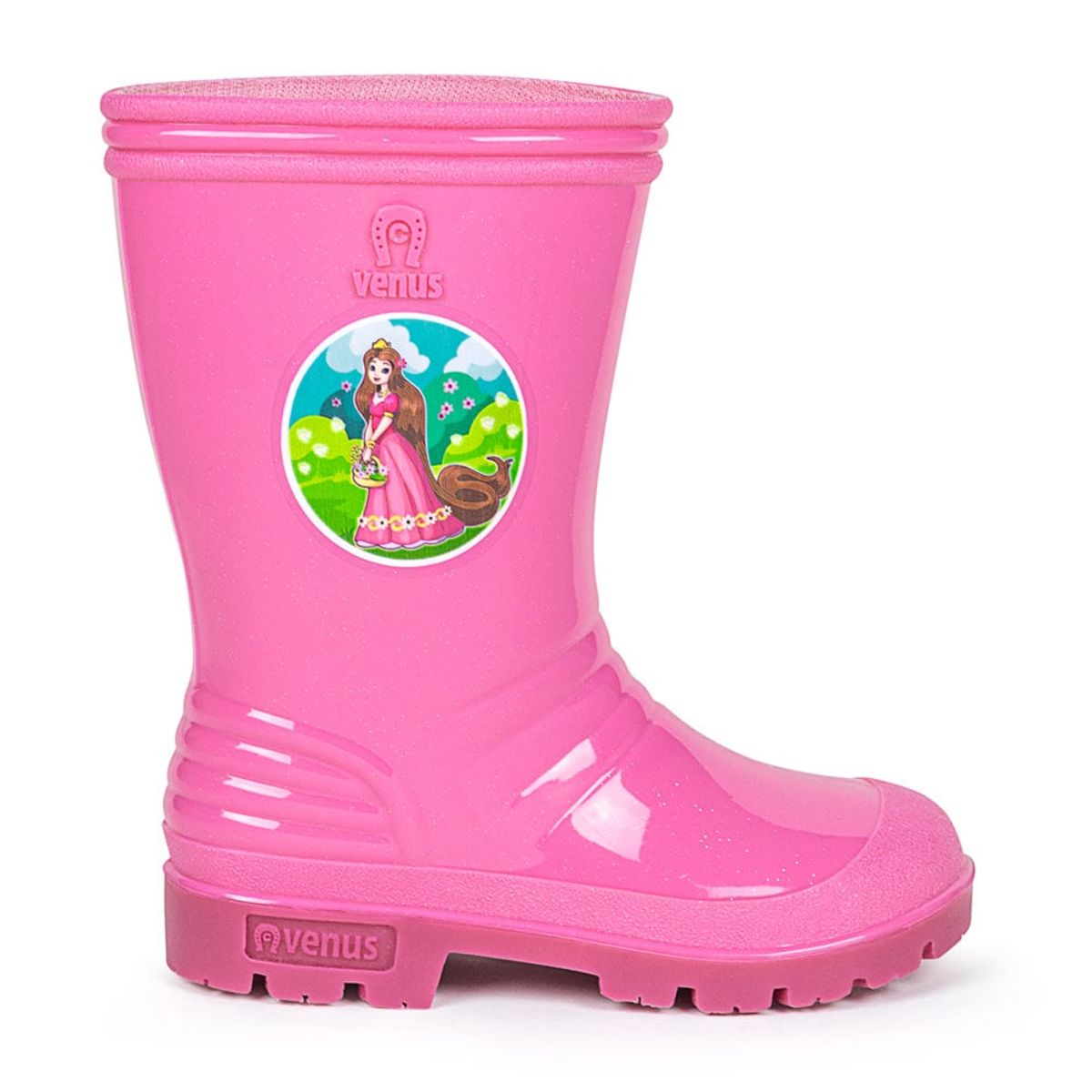 VENUS - BOTA INFANTIL CON STICKER REALEZA ROSADO