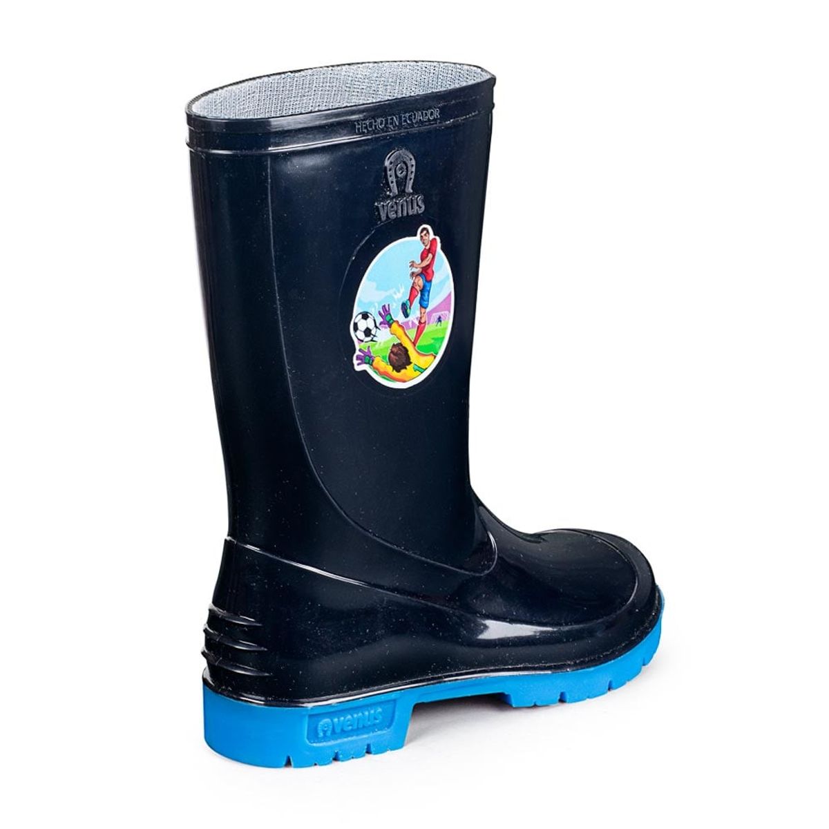 VENUS - BOTA INFANTIL CON STICKER CRAK AZUL CELESTE