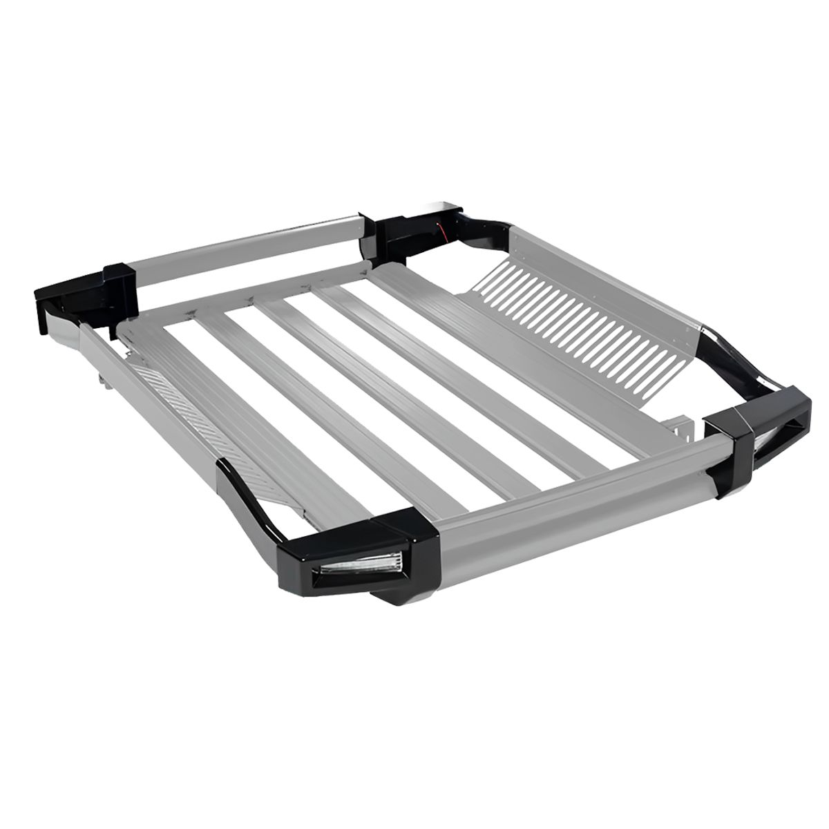 GENERICO - PARRILLA AERODINAMICA CON REJILLAS SILVER 140CM