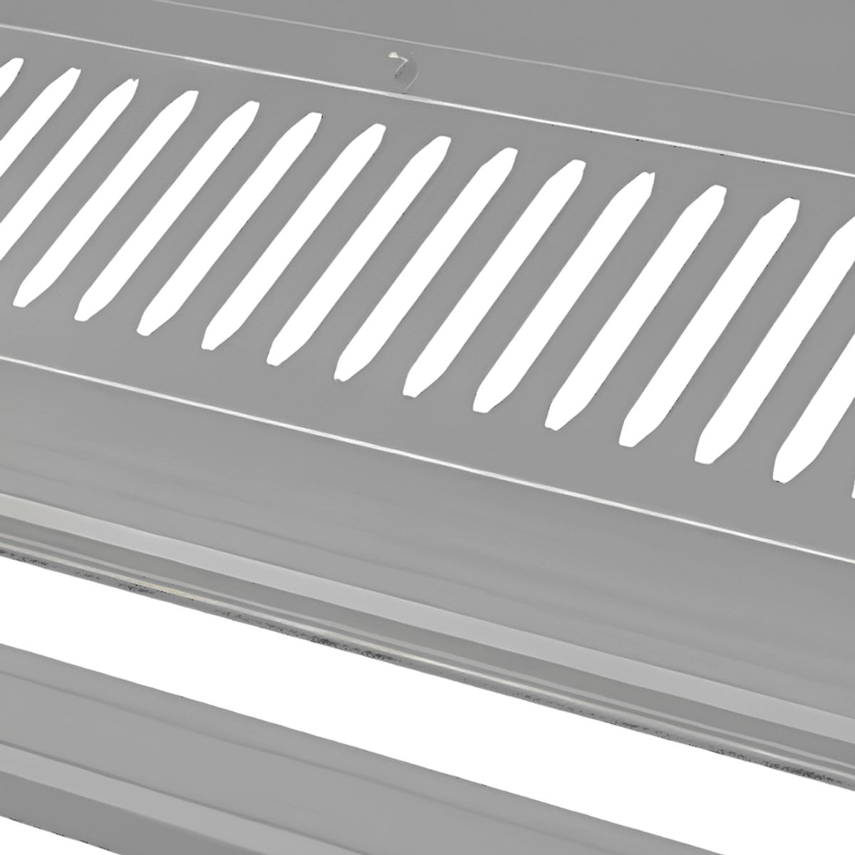GENERICO - PARRILLA AERODINAMICA CON REJILLAS SILVER 140CM