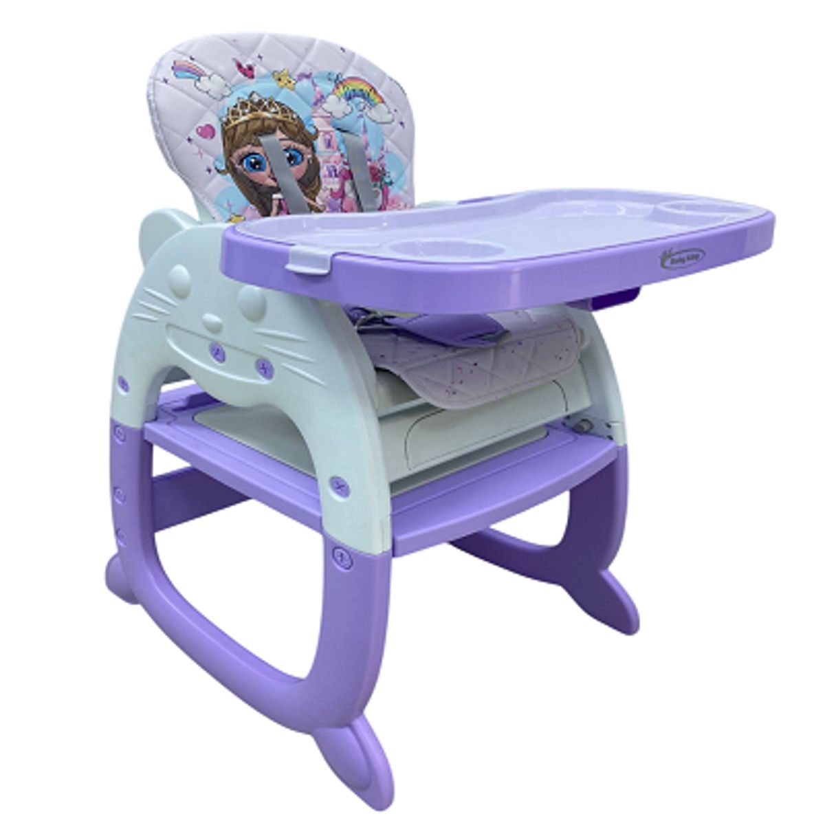 BABY KING - SILLA  DE COMER, ESCRITORIO MULTIFUNCIONAL - LILA