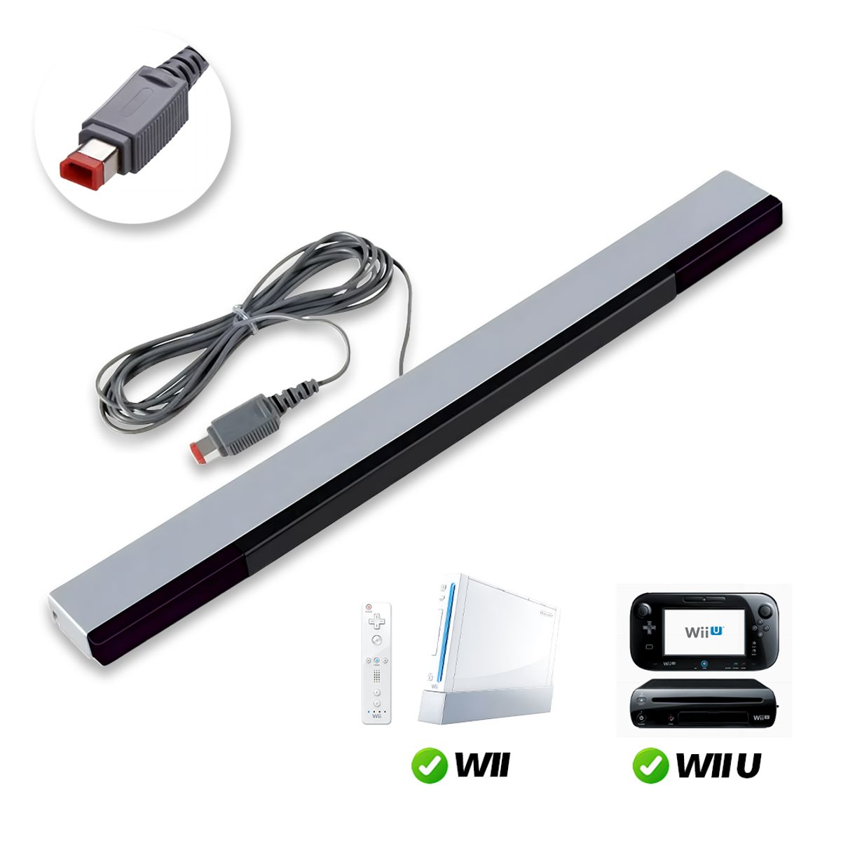 NINTENDO - Antena Original para WII  WII U Reacondicionado