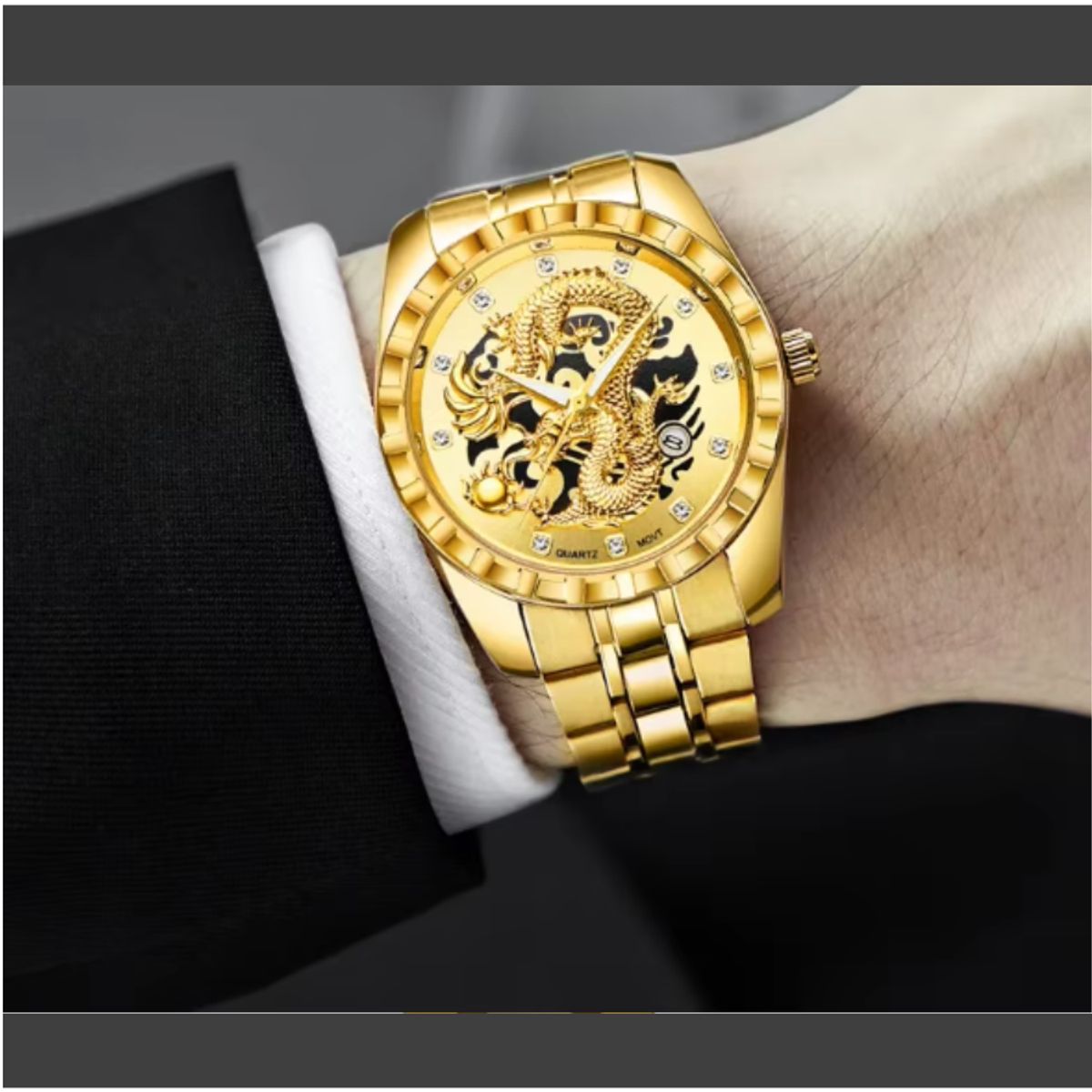 GENERICO - RELOJ DRAGÓN IMPERIAL  PODER Y ELEGANCIA EN TU MUÑECA