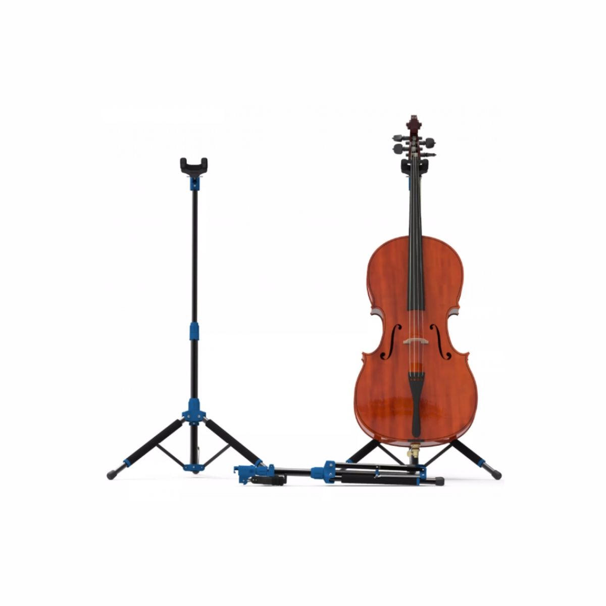 GENERICO - SOPORTE METÁLICO  PARA CELLO, SISTEMA  BLOQUEO  AUTOMÁTICO