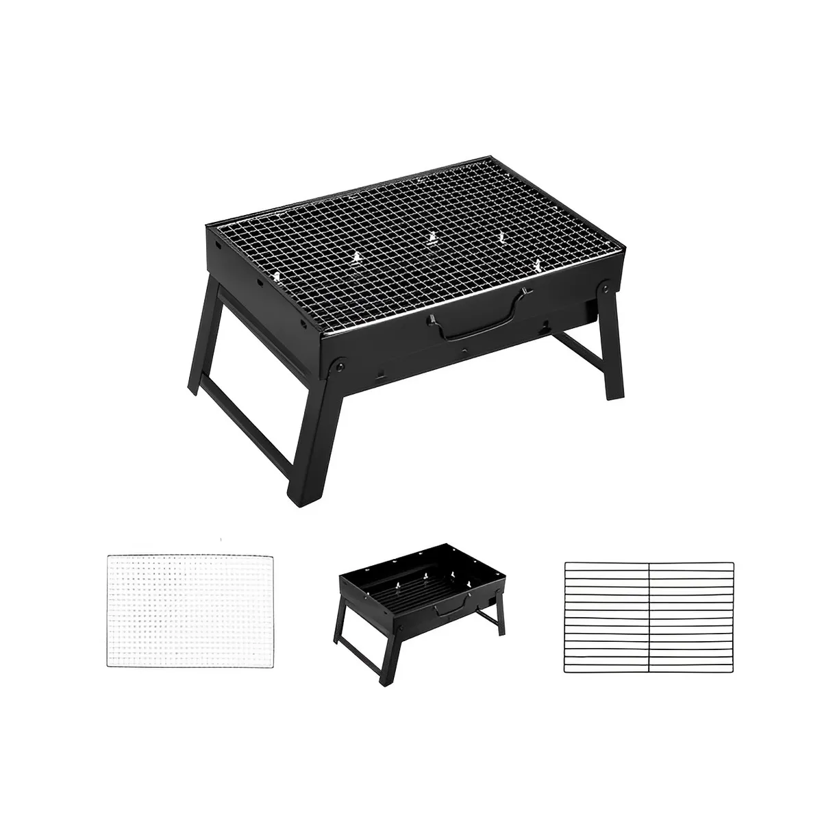 INSPIRA MARKET - Parrilla parrillera barbacoa plegable