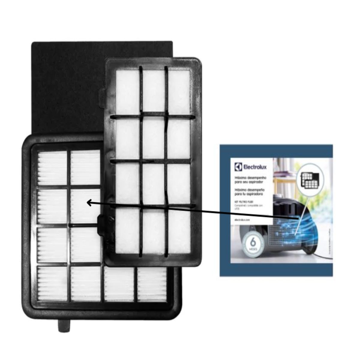 ELECTROLUX - Kit Filtros Aspiradora LIT31 Electrolux 900276422
