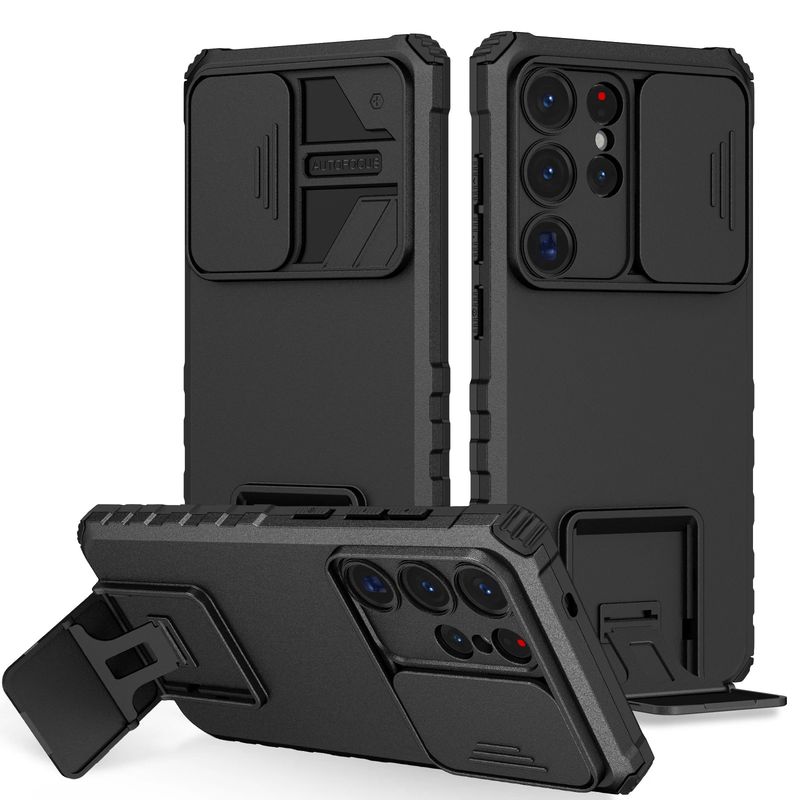 OEM - Carcasa Case Para Galaxy S24 Ultra Slip Cover Soporte Vertical