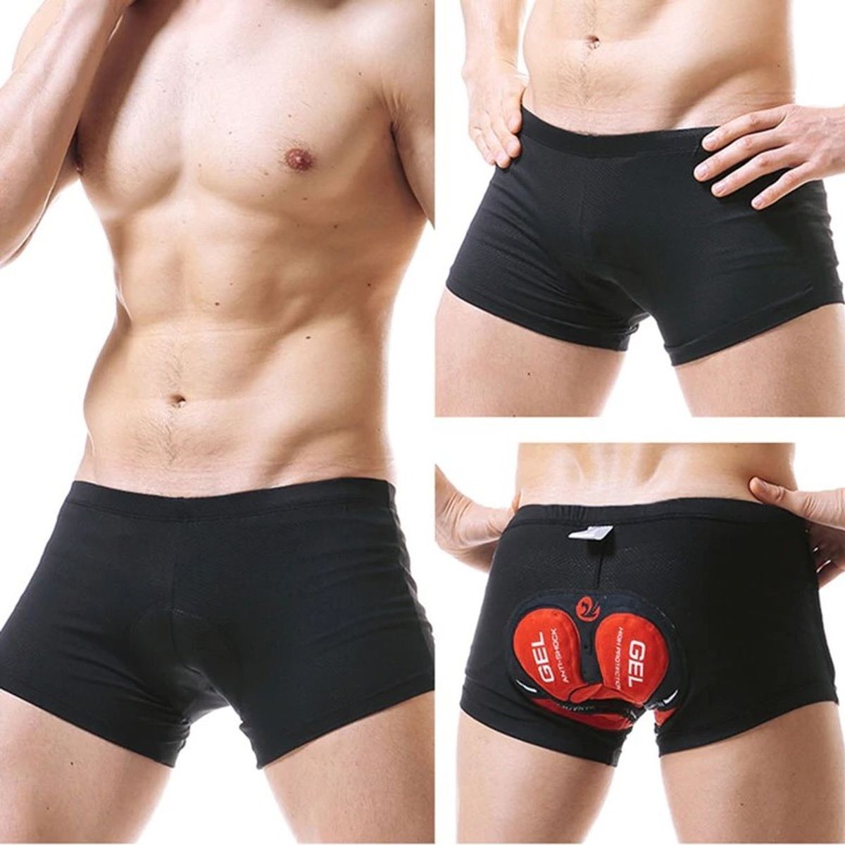 OEM - Pantaloneta Boxer X-TIGER NK-168 Ciclismo Almohadilla Gel