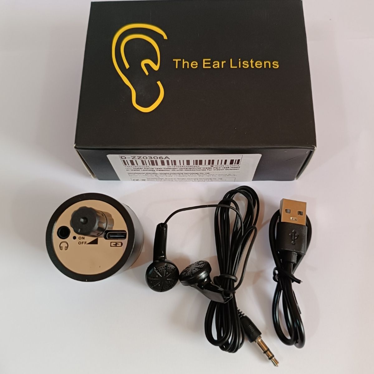 GENERICO - DETECTOR FUGAS DE AGUA AURICULAR MINI GEOFONO