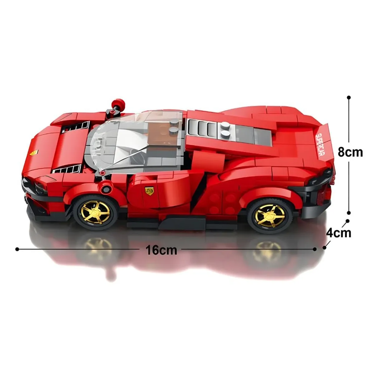 GRUPO CB - Bloques de Construcción Auto Carrera Modelo Daytona 306 pzs