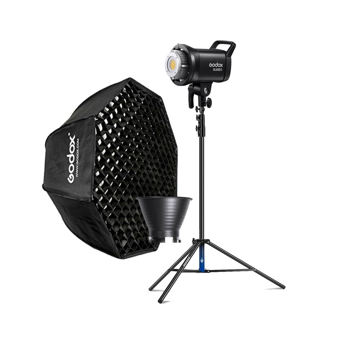 GODOX - Luz Continua Godox SL60IID + Parante + Softbox FW140