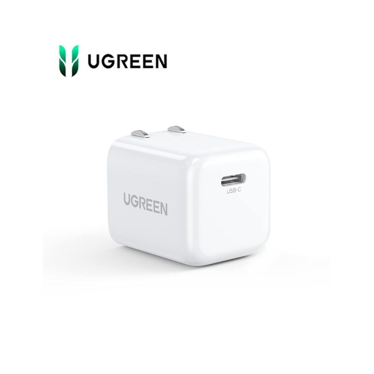UGREEN - Cargador Tipo C 20W PD 3.0 Conector Plegable UGREEN