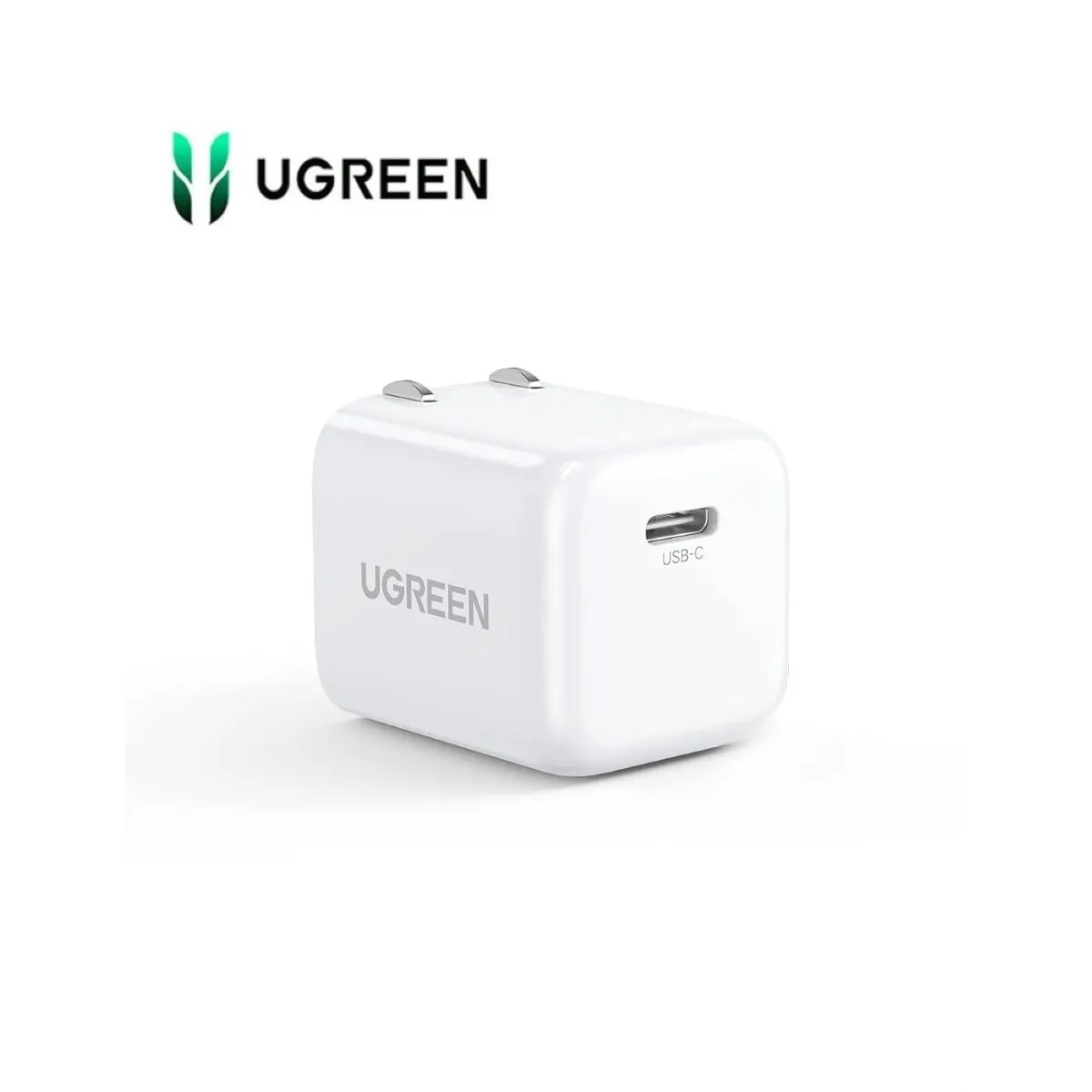 UGREEN - Cargador Tipo C 20W PD 3.0 Conector Plegable UGREEN