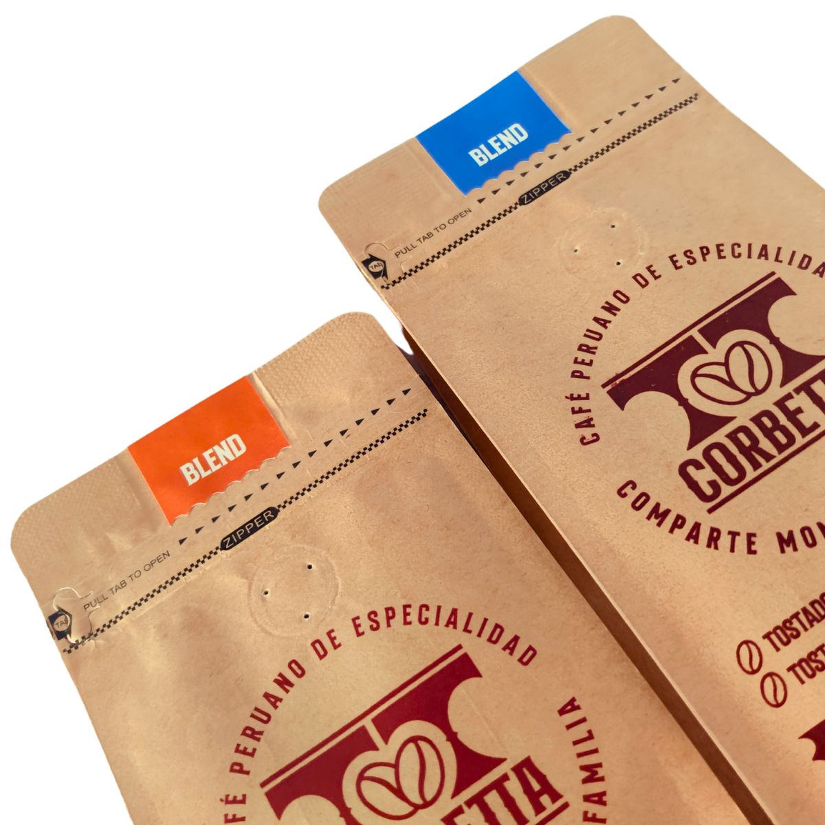 CORBETTA - Café de Especialidad Grano 250 Gr Chanchamayo y San Ignacio