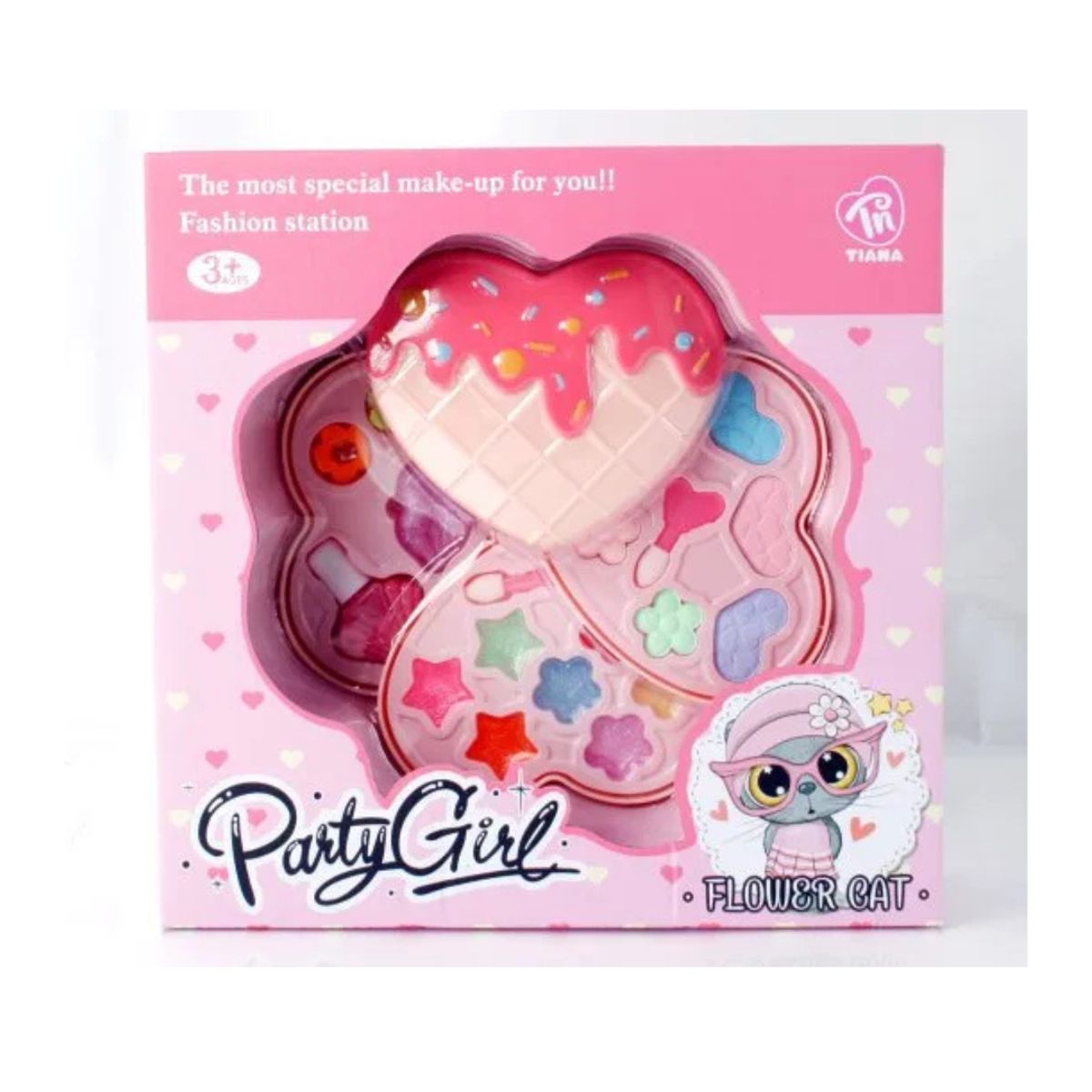 GENERICO - Set De Maquillaje Infantil Corazón Party Girl