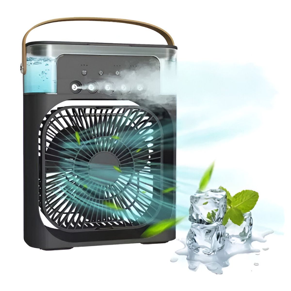 GENERICO - Mini Ventilador Humidificador 3 en 1 - Aire Acondicionado Portátil