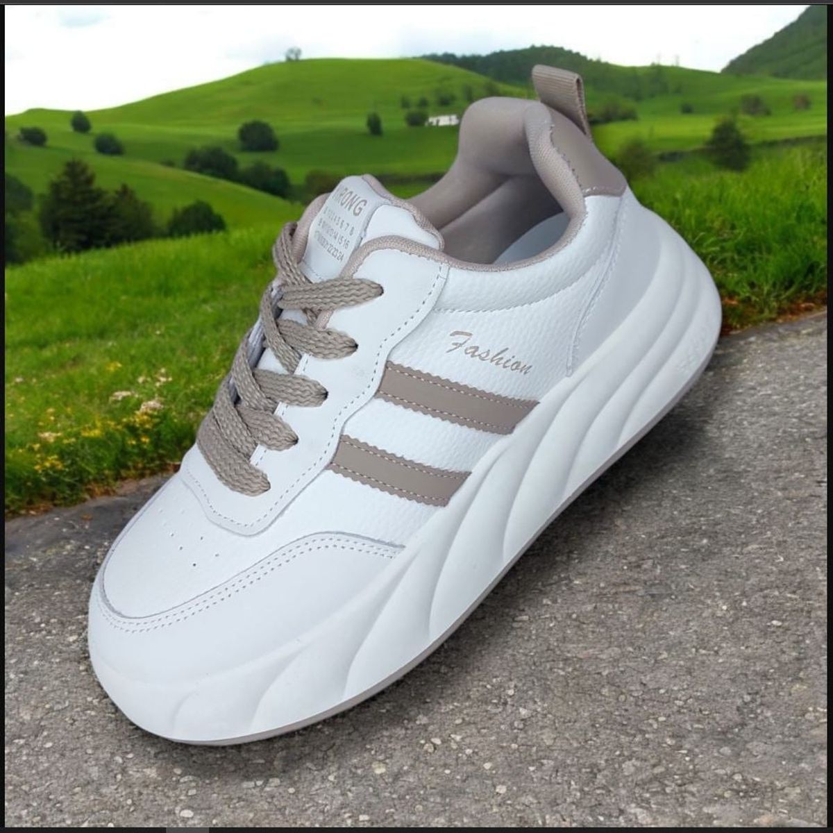 GENERICO - ZAPATILLA PARA DAMA FASHION YIRONG BLANCOBEIG - V154