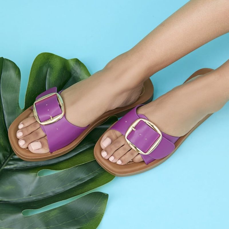 ADV - Sandalia Slide Casual CAMI-2506 Purpura ADV