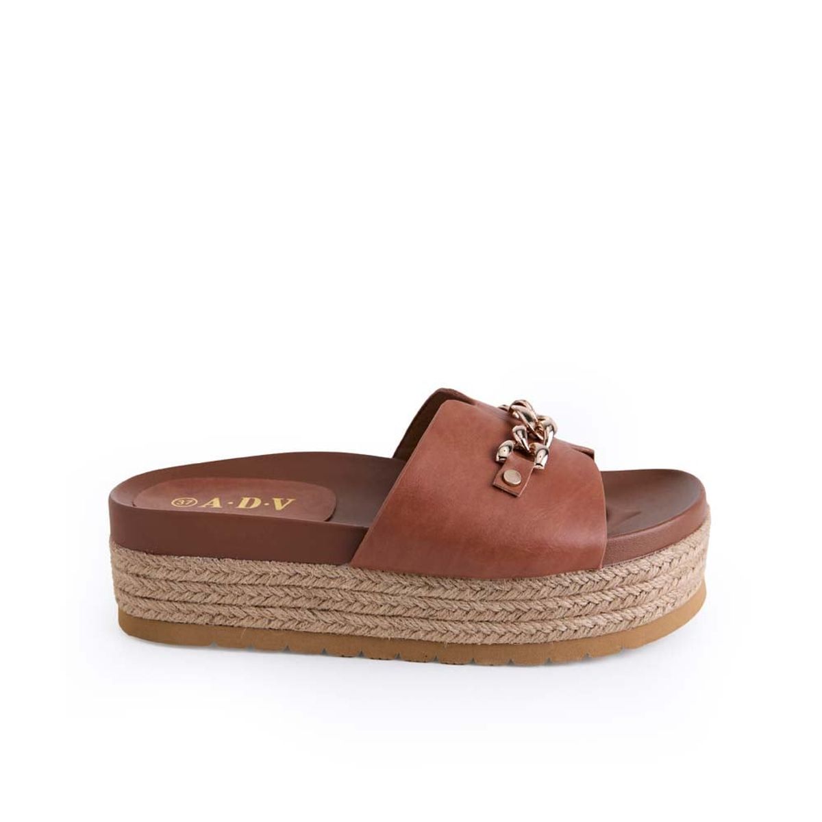 ADV - Sandalia Slide Casual ANA-2520 Natural ADV