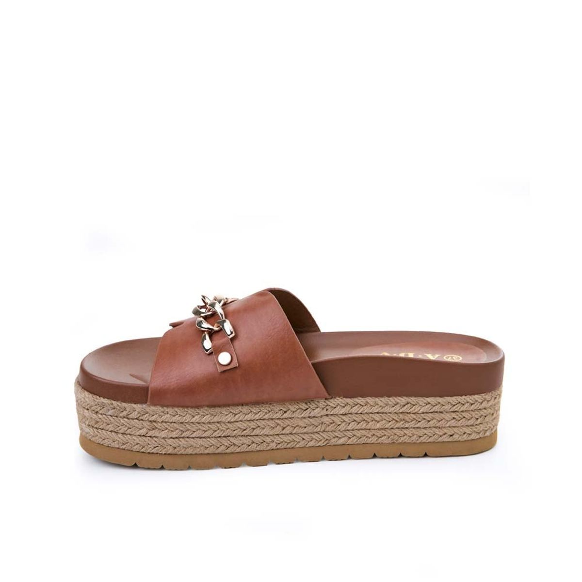 ADV - Sandalia Slide Casual ANA-2520 Natural ADV