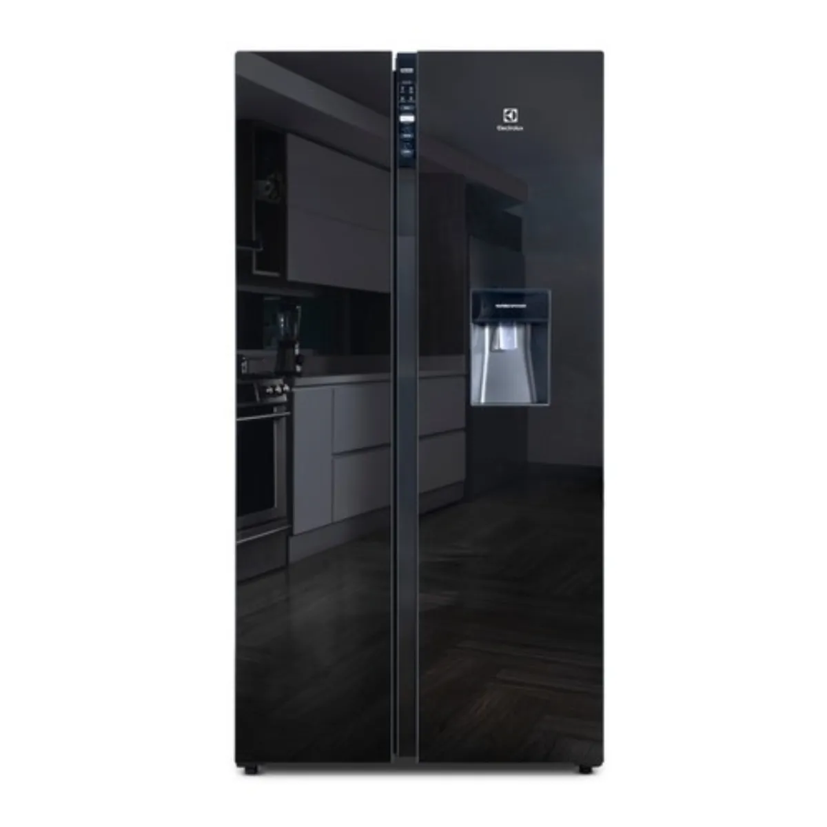 ELECTROLUX - Refrigerador No Frost Side By Side Inverter 522 Litros Black ERSB54N2WXB