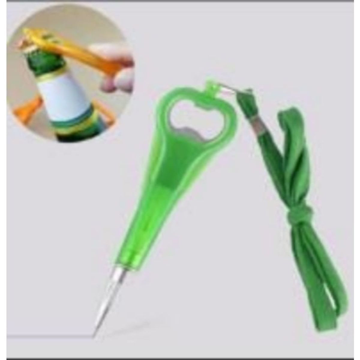 GENERICO - Pack 3 Bolígrafo Abridor de Botellas Multifunción de Colores