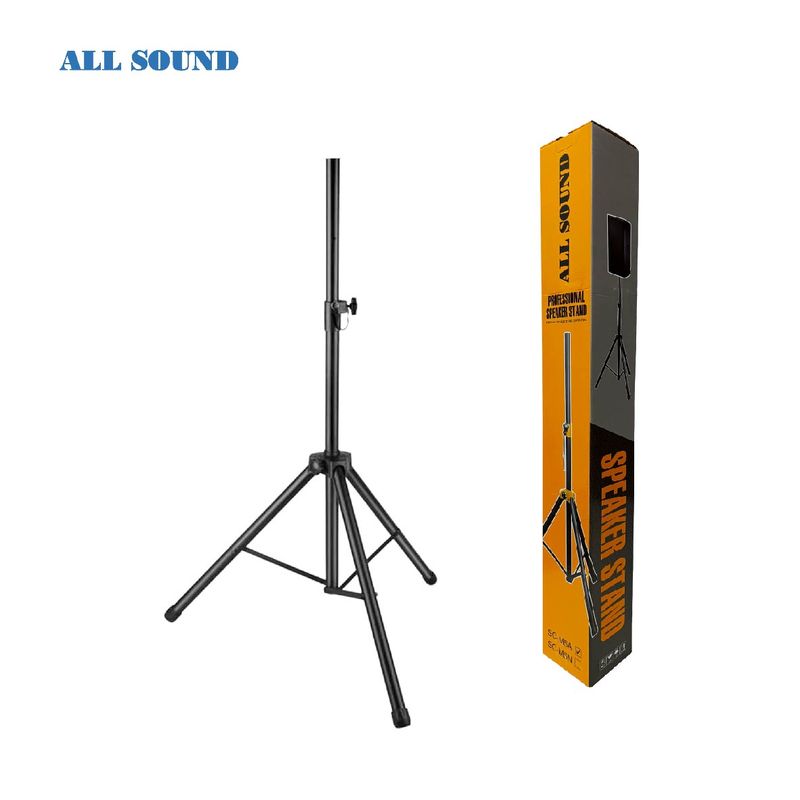 ALL SOUND - PEDESTAL SEMI PROFESIONAL M5N PARA PARLANTE COLOR NEGRO