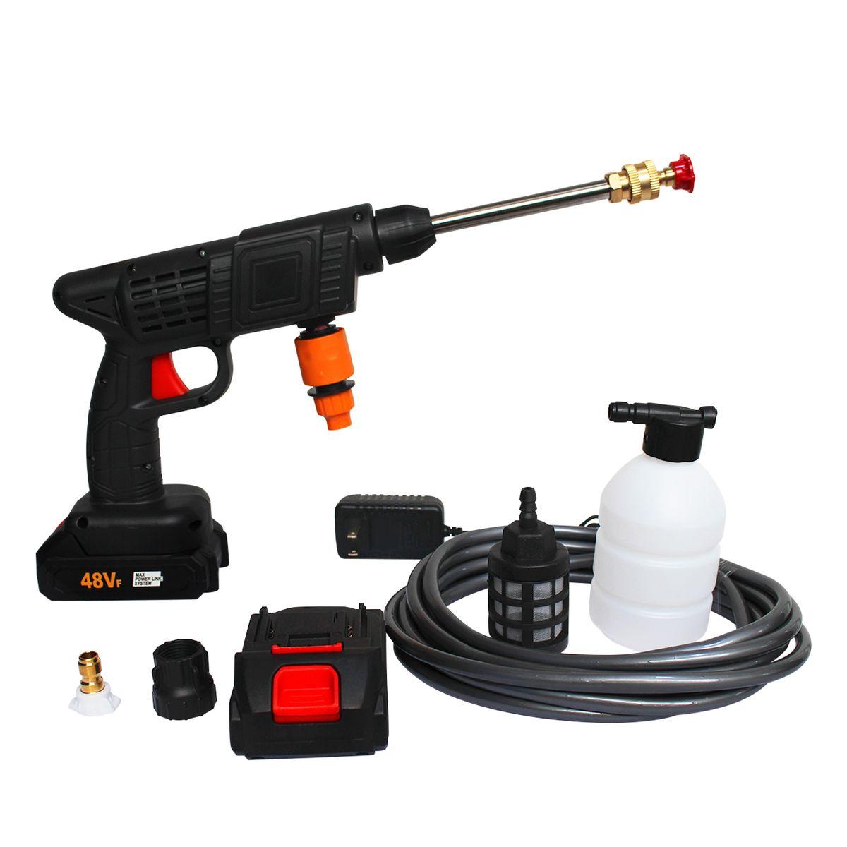 BUYPAL - Hidrolavadora 48V Inalambrica Hidrojet Lavado