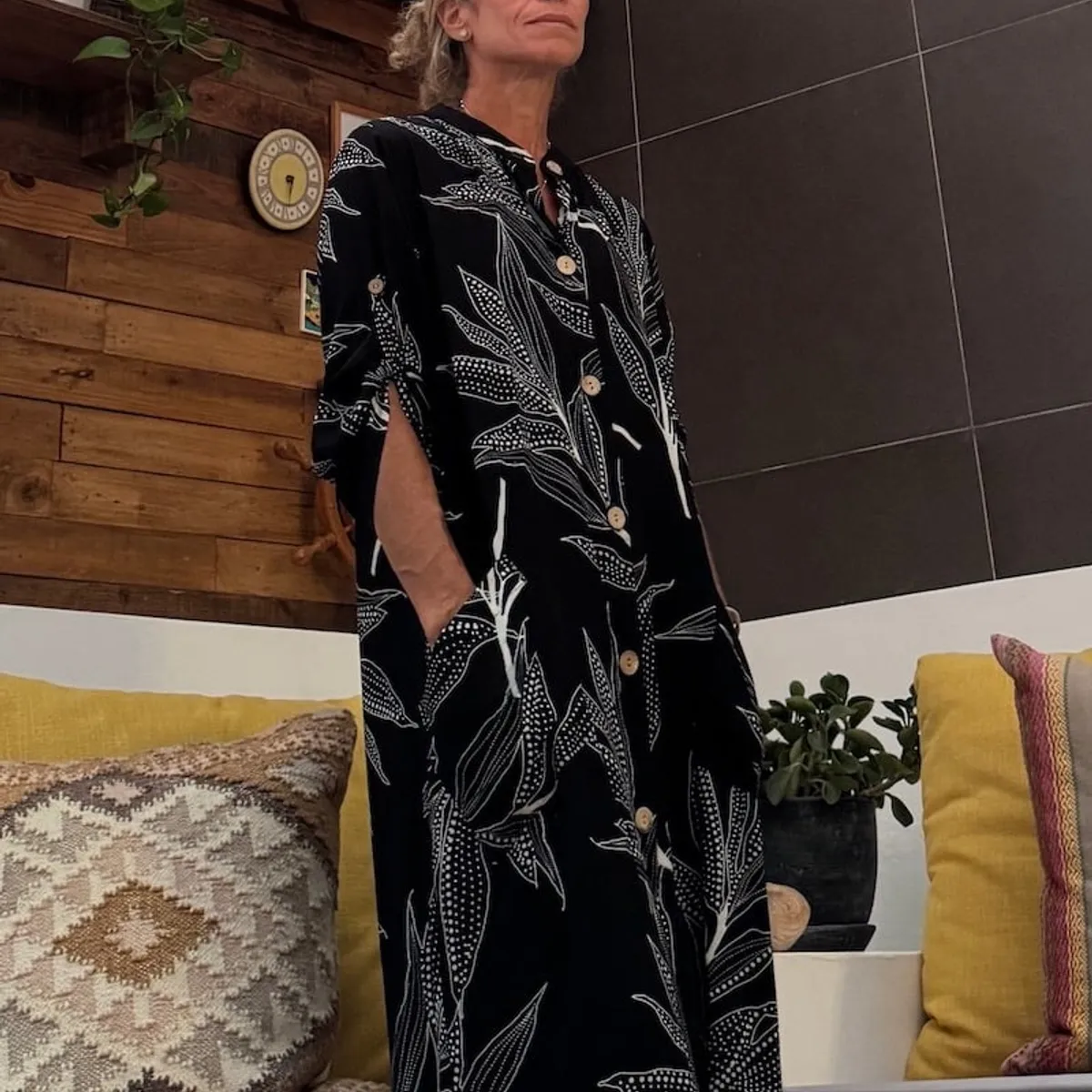 PERMUTA - VESTIDO BLUSON MUJER ISABELLA BLACK PERMUTA