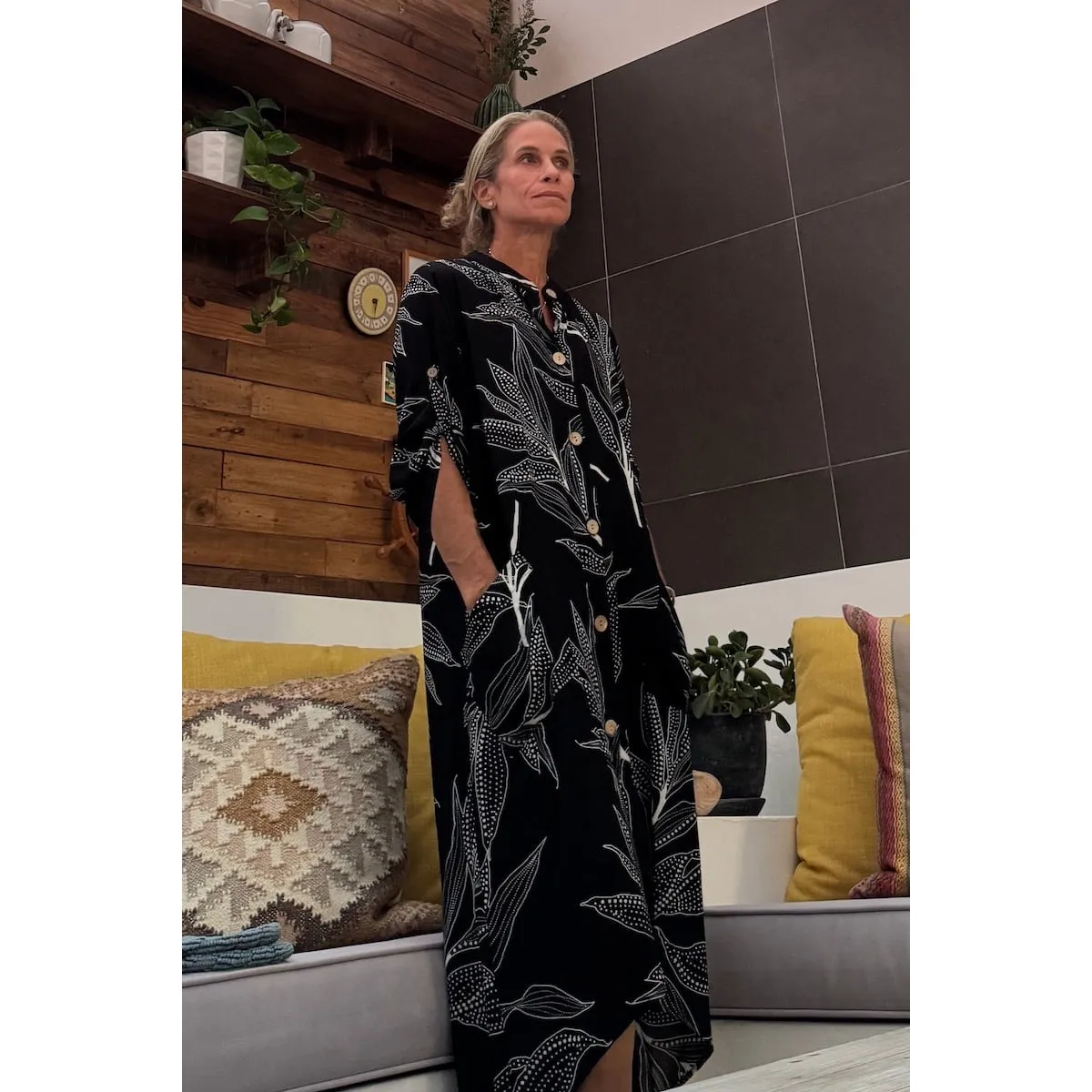 PERMUTA - VESTIDO BLUSON MUJER ISABELLA BLACK PERMUTA