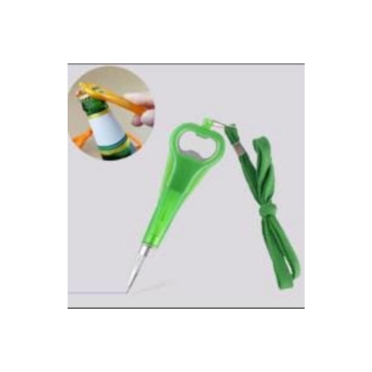 GENERICO - Pack 3 Bolígrafo Abridor de Botellas Multifunción de Colores