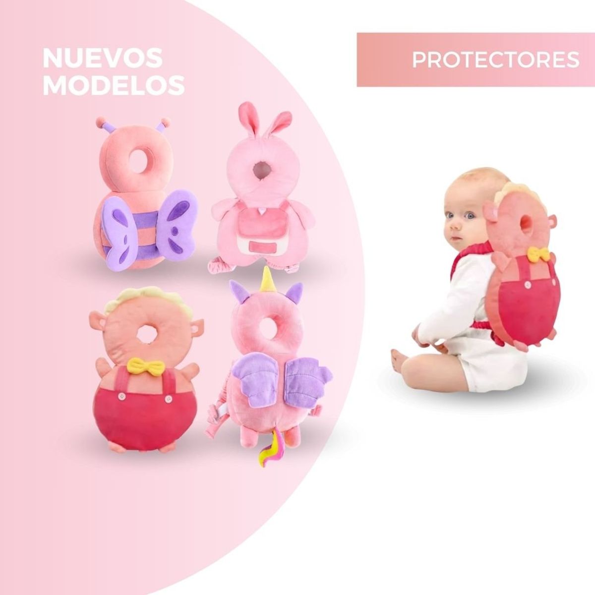 GENERICO - Mochila Amortiguador de Caida Bebés - Niña