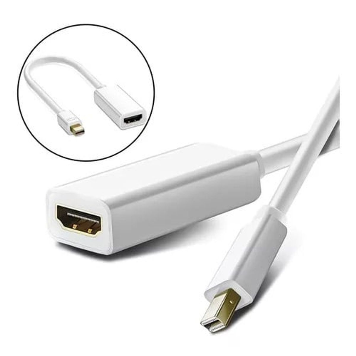 GENERICO - Adaptador Mini Displayport Thunderbolt a Hdmi MAC Lenovo