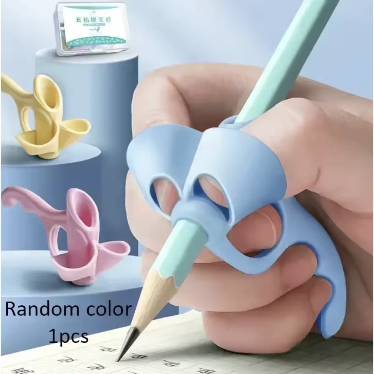 GENERICO - Soporte de lápiz de silicona Rosado