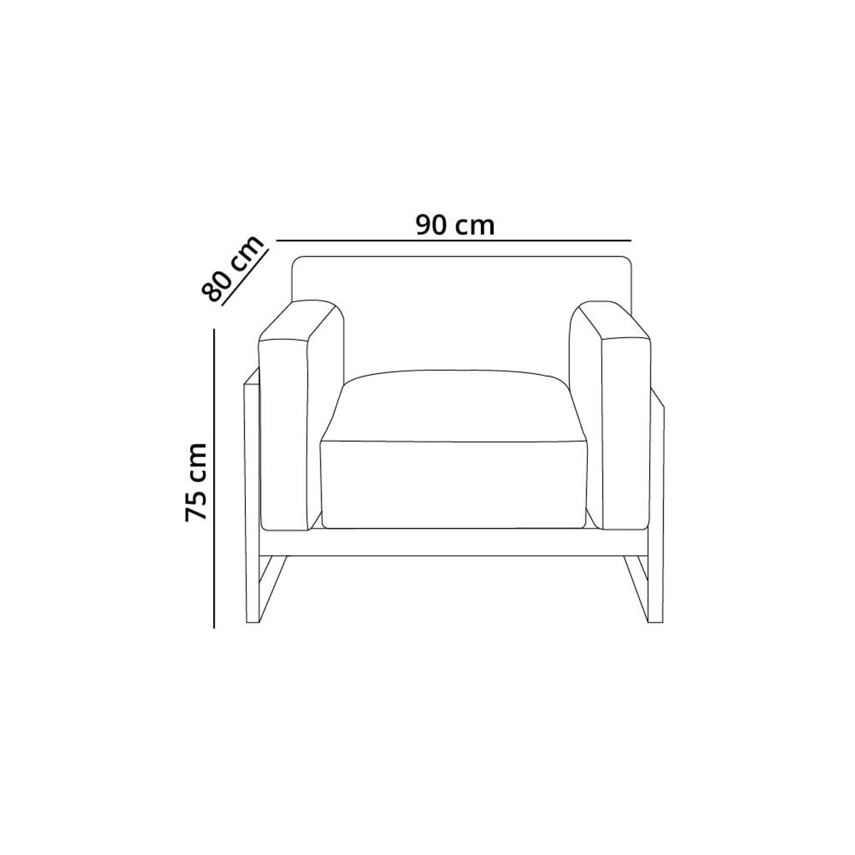BARAKA HOME - Sofá Luxury Lipkovo 1 Cuerpo - Beige claro