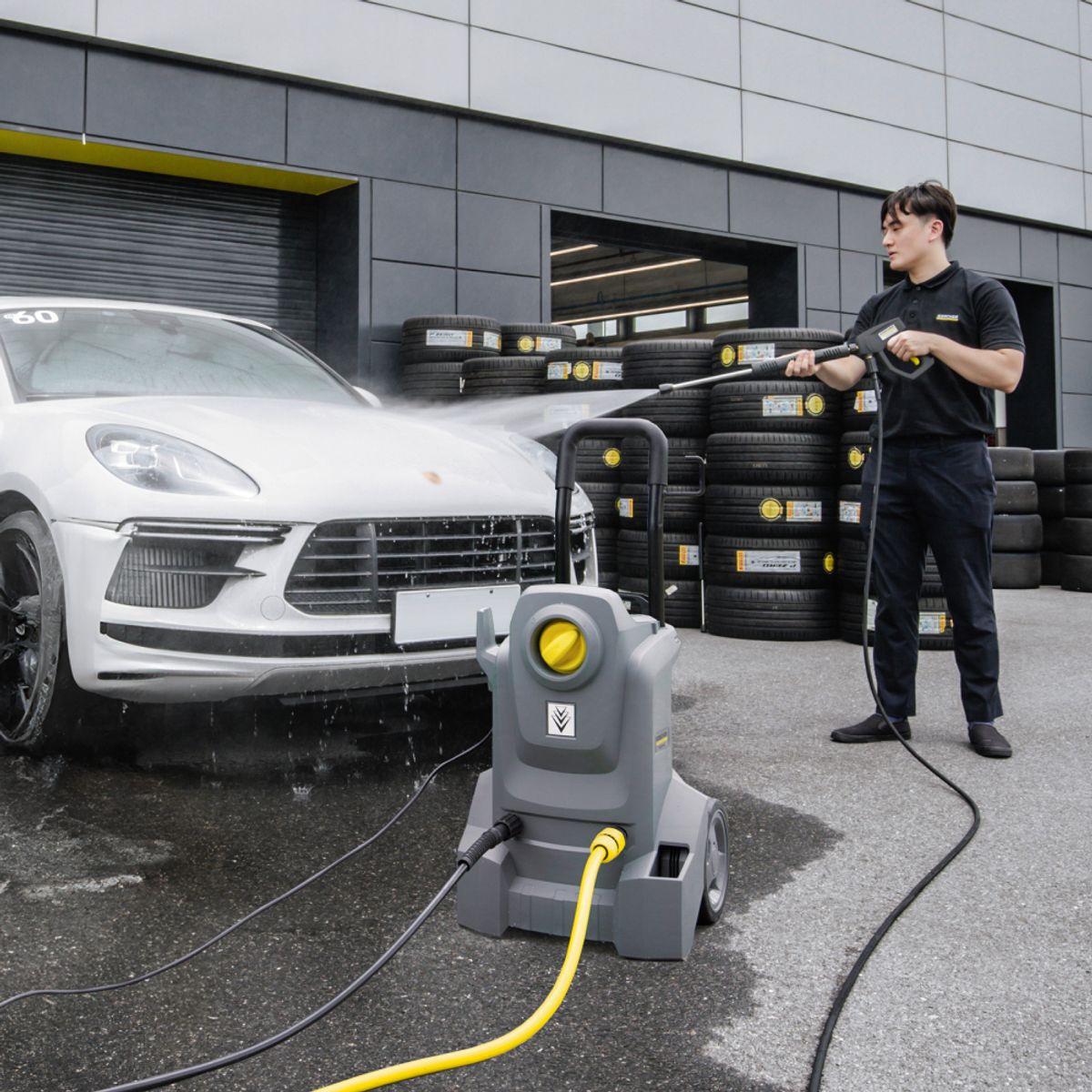 KARCHER - Hidrolavadora de agua fria HD4/8 1400W 80Bar Karcher