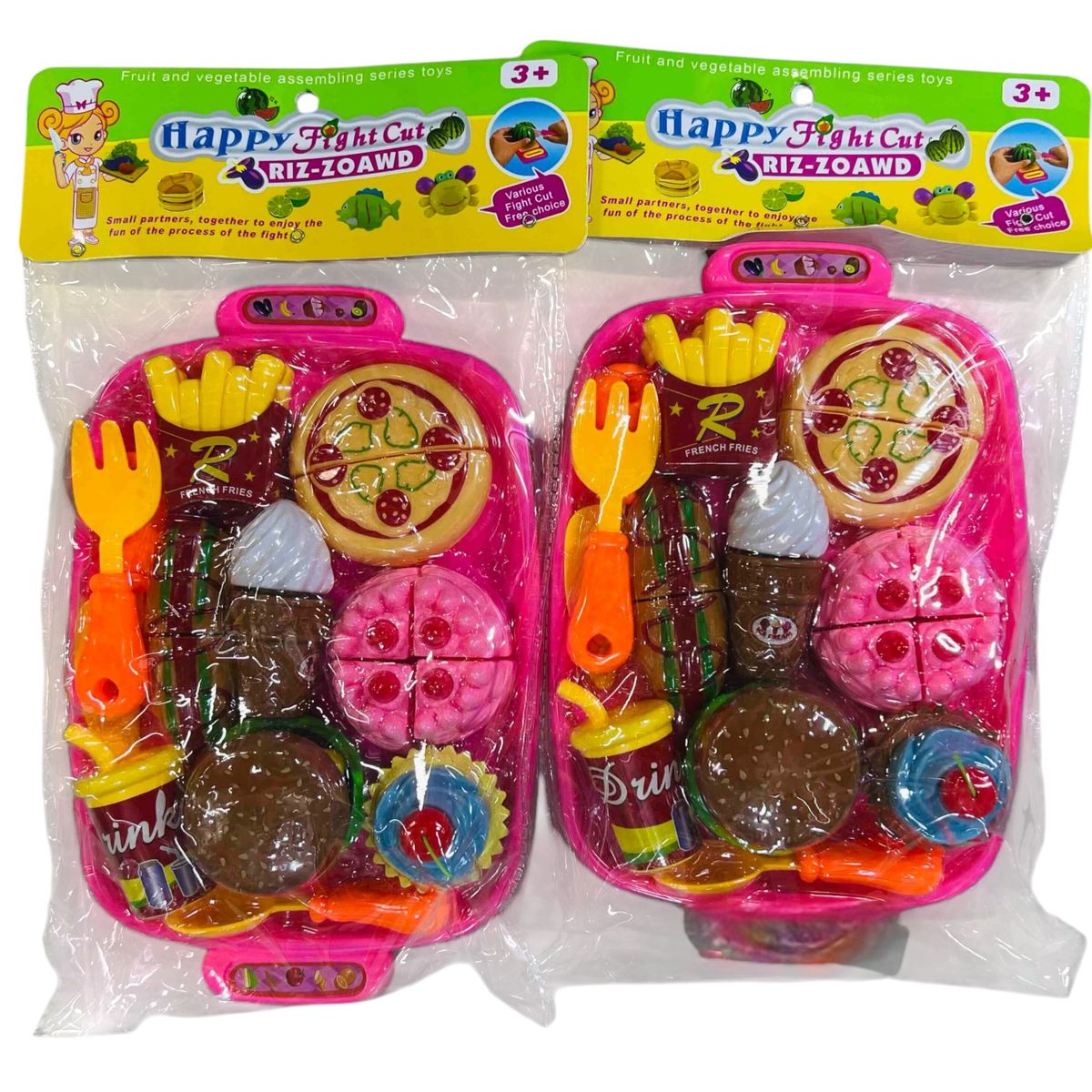 GENERICO - Pack Chatarra y Postres con Bandeja Rosada