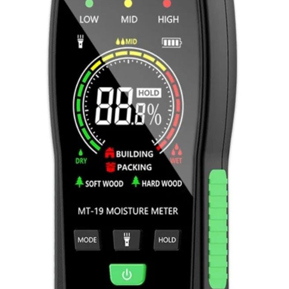 GENERICO - MEDIDOR DE HUMEDAD PROFESIONAL PARED MADERA CARTÒN CEMENTO