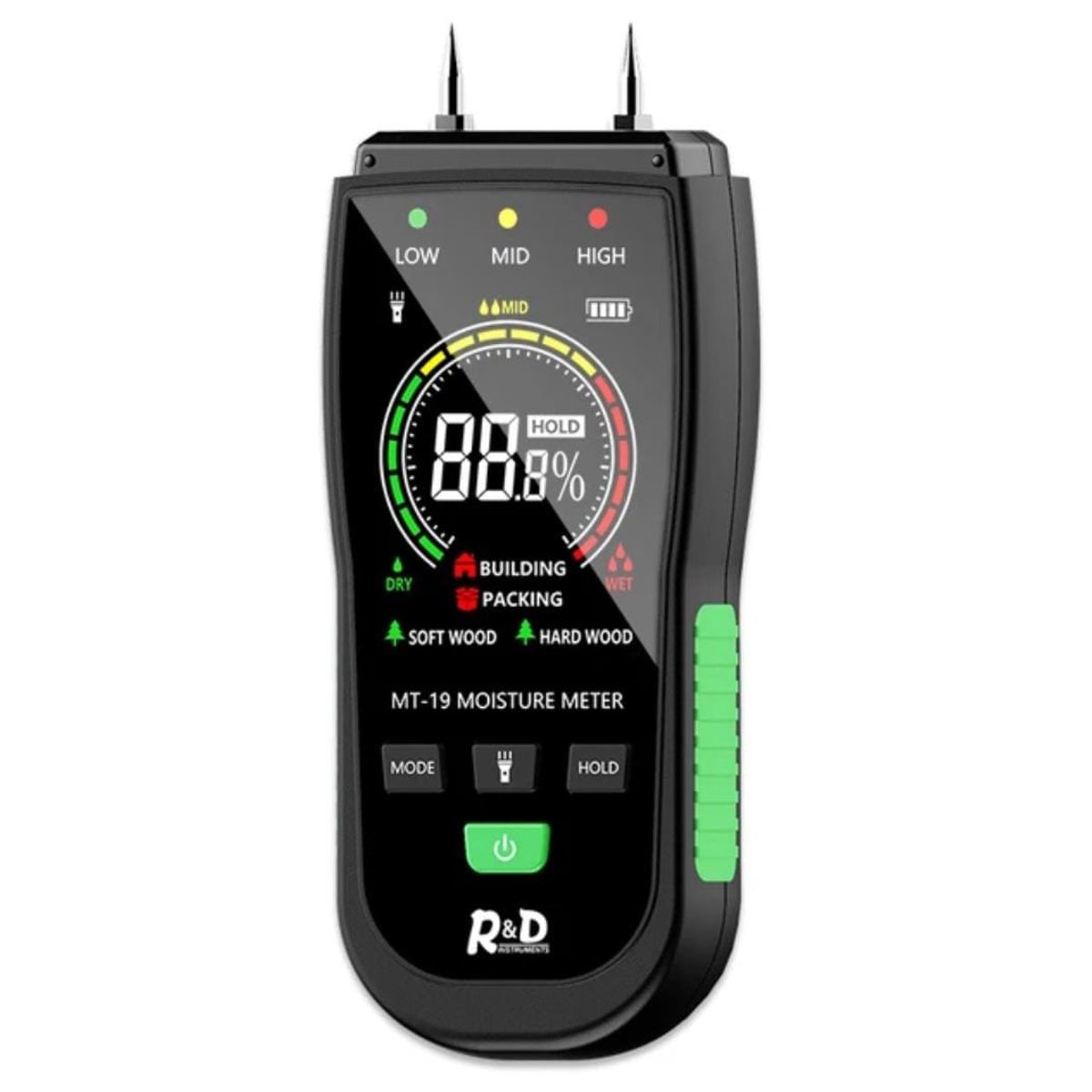 GENERICO - MEDIDOR DE HUMEDAD PROFESIONAL PARED MADERA CARTÒN CEMENTO