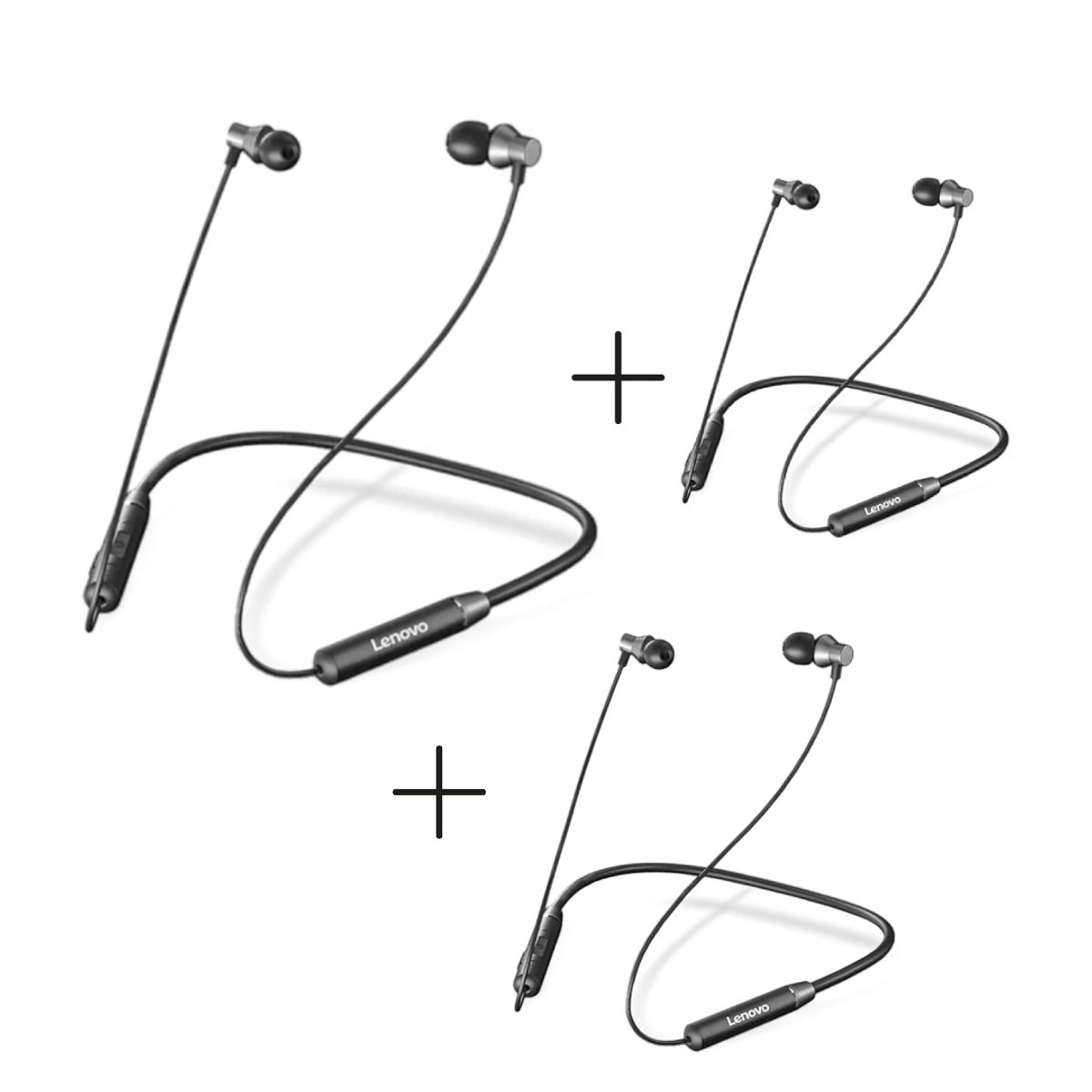 LENOVO - Audífonos Bluetooth Lenovo HE05 Pack 3 Unidades