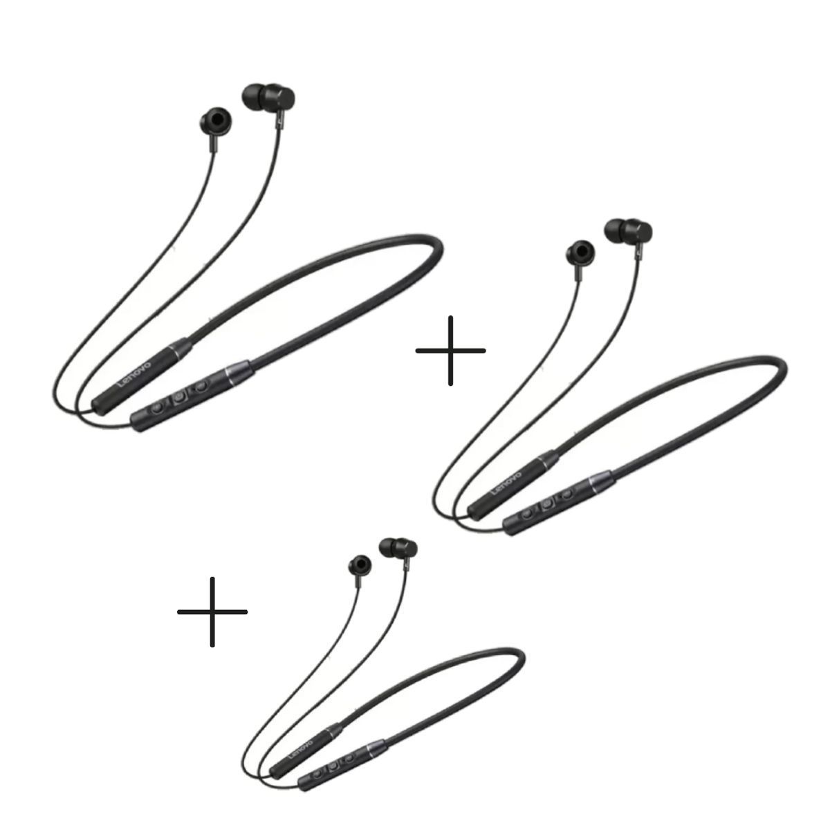 LENOVO - Audífonos Bluetooth Lenovo HE05 Pack 3 Unidades