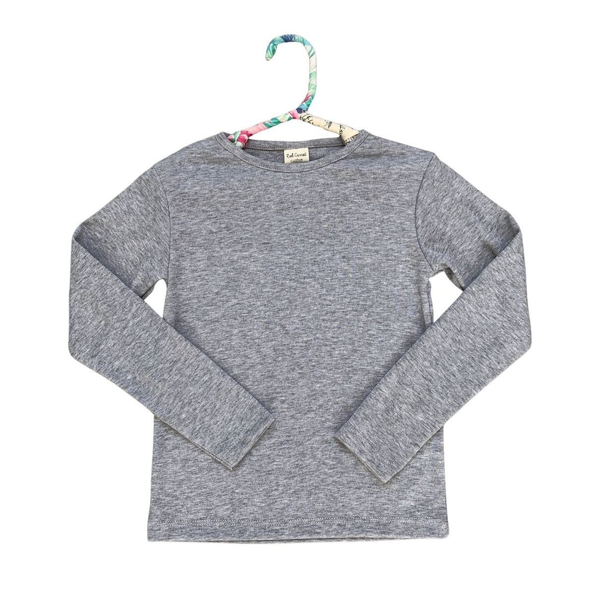 RED CARROT - Polo unisex manga larga algodon gris