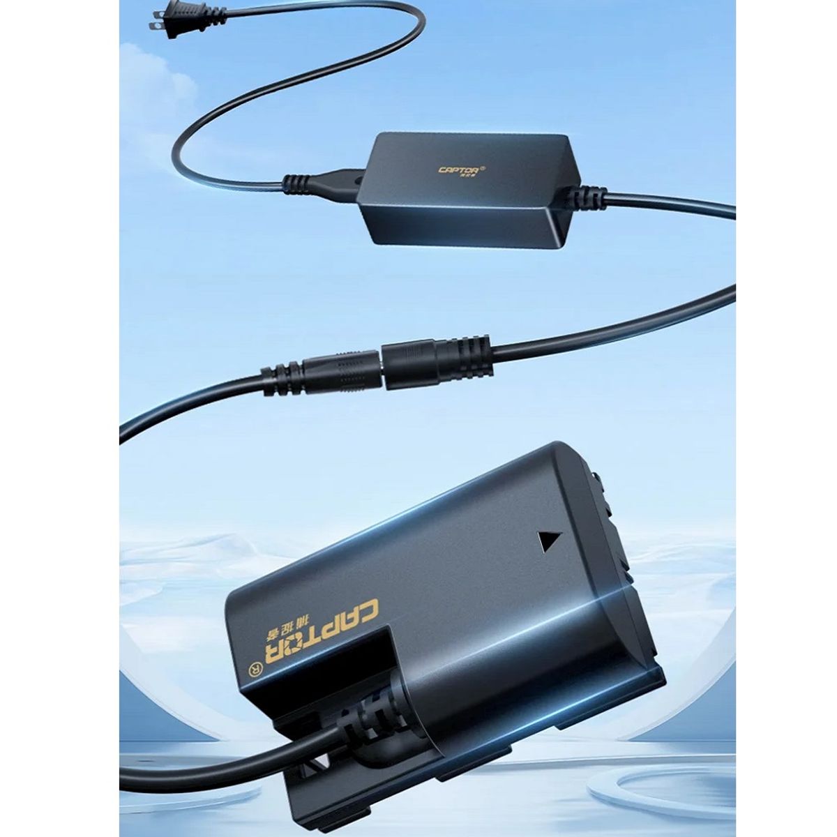 GENERICO - Adaptador de corriente o Batería Hueca LP-E6 CAPTOR