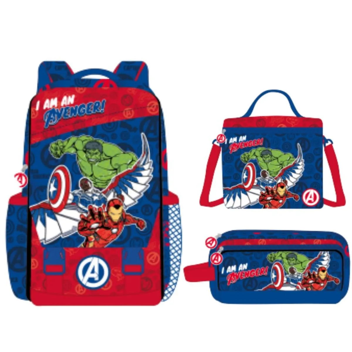 DISNEY - Pack Escolar Mochila Oficio Premium Avengers Super Heroes